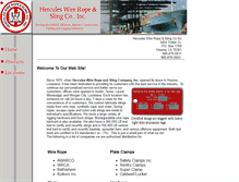 Tablet Screenshot of herculeswirerope.com